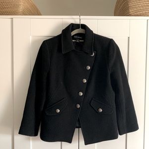Black Club Monaco crest blazer / jacket